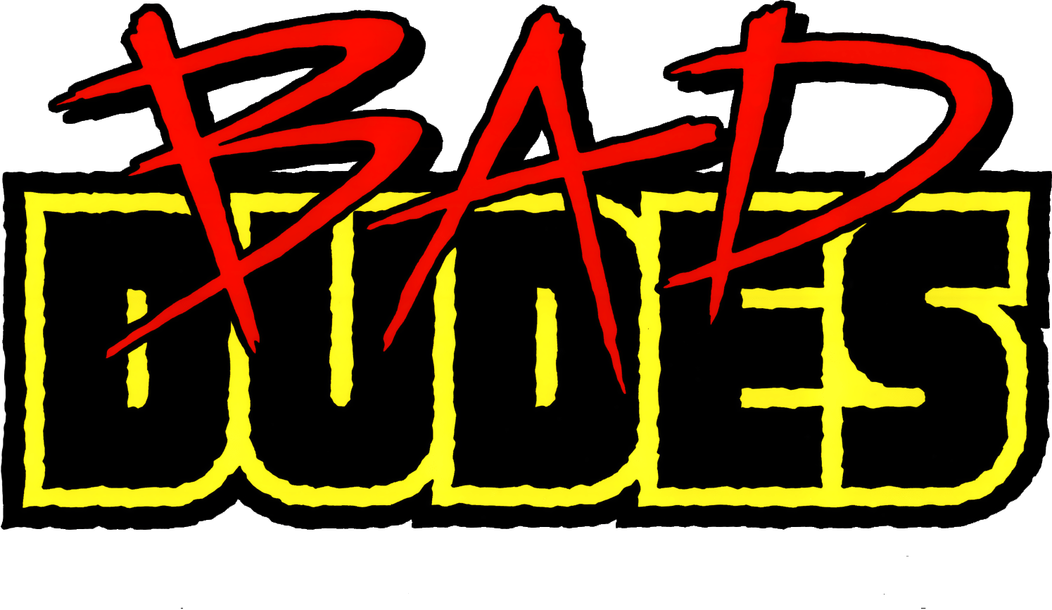 Bad Dudes logo for NES